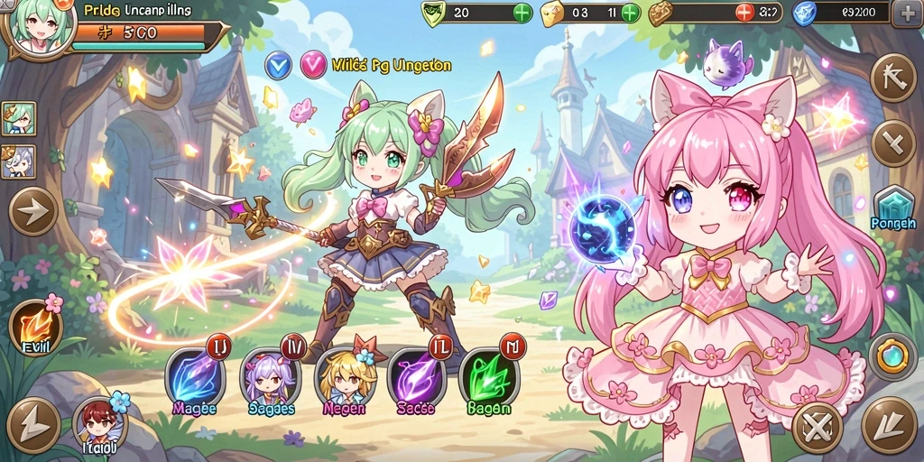kingslot - Screenshot menunjukkan beberapa fitur bonus yang tersedia.